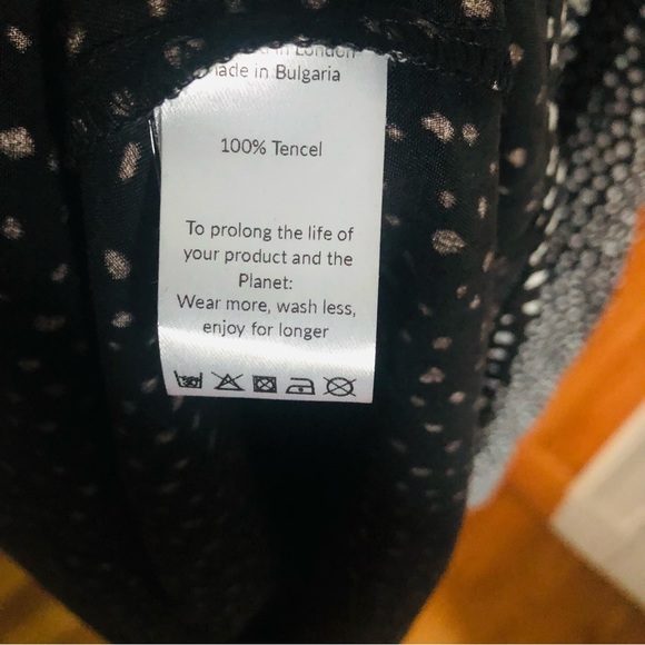 Saint+Sofia GREENWICH DRESS - BLACK SPOT TENCEL size 6 maxi - Picture 12 of 12